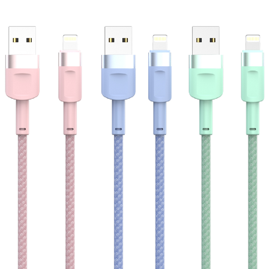 JCX-42 Youth series in mold forming data cable USB-LIGHTNING/MICRO/TYPE-C