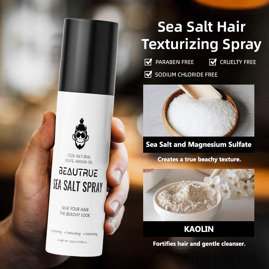 sea salt spray;hair texturing spray;salt water spray;beach wave spray;natural organic ingredients