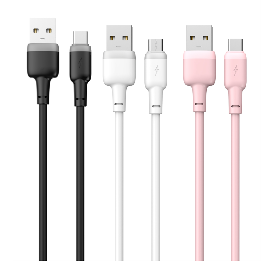 JCX-30 Liquid silicone two-color soft adhesive line USB-LIGHTNING/MICRO/TYPE-C