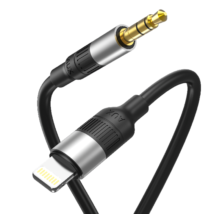 JCX-YP- Silicone Lightning for 3.5 male audio cable