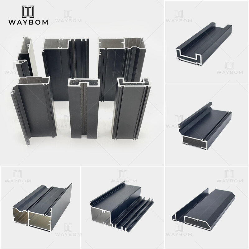 High quality aluminum extrusion profile with anodize surface interior door profile 45 framing for production machine frame