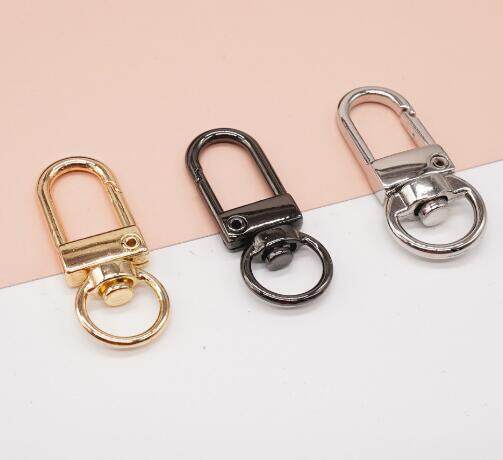 Swivel Snap Hook, Detachable Snap Hook with 1 Screwdriver for Keyring Purse Keychain Strap Pet Collar Replacement Hardware