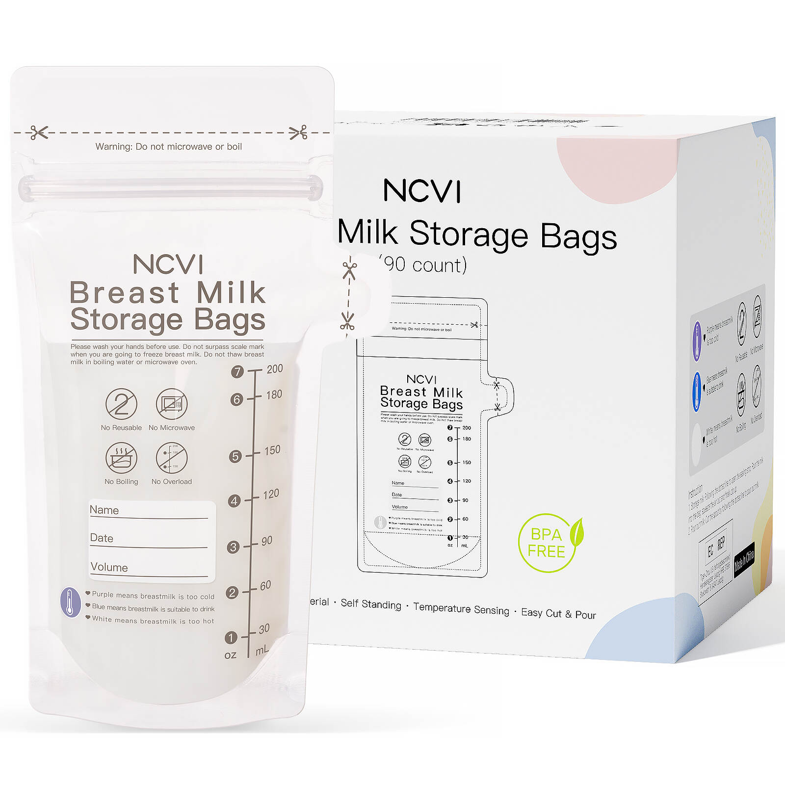 Breast Milk Storage Bags