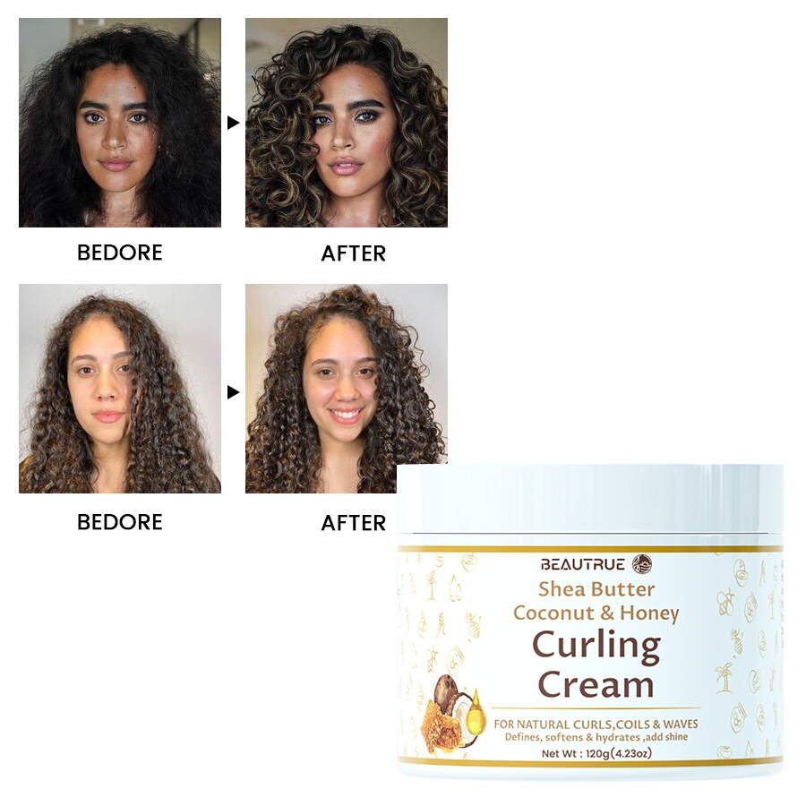 Curling Cream;curl cream;curl hair cream;hair cream;coconut hair cream;coconut curl cream;curling enhance cream