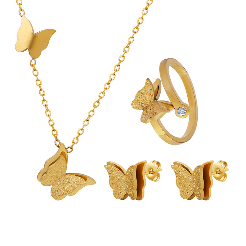 Hot Selling Animal Butterfly Shaped Pendant Necklace, Rings , Earrings Etc.