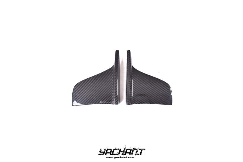 YCPCTC006LCF 2019-2022 Porsche Taycan J1 44S Mansory Style Rear Bumper Diffuser CF (20).jpg