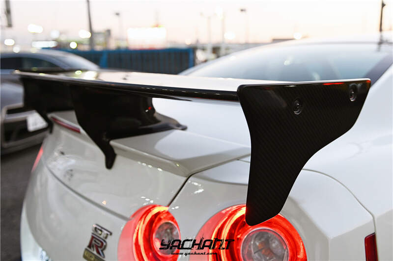 YCR35258LPCF 2008-2020 Nissan R35 GTR CBA DBA EBA Top Secret ST2 Style  GT Wing Spoiler PCF (103).jpg