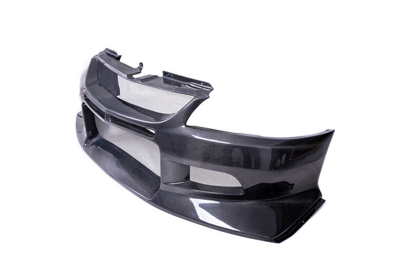 YCE79091CF 2004-2007 Mitsubishi Lancer Evolution 8-9 Voltex Cyber Version Style Front Bumper  CF (18).jpg