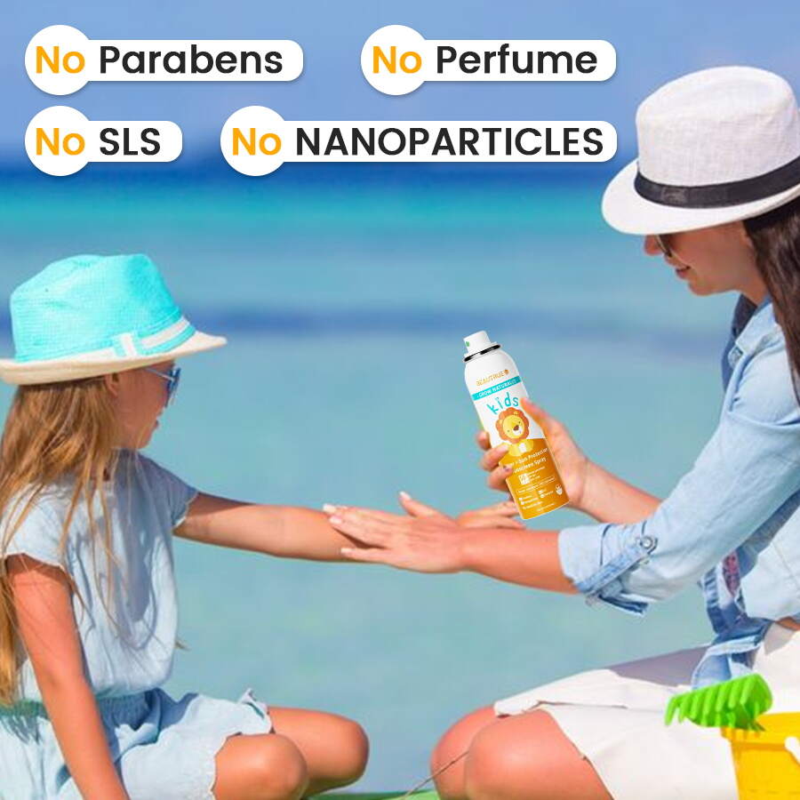 sunscreen spray;kids sunscreen spray;children sunscreen spray;