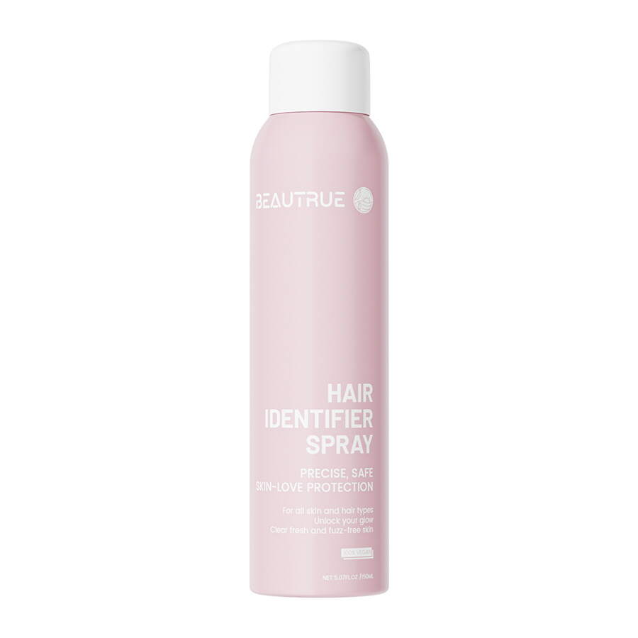 hair identifier spray;skin spray;face shaving spray