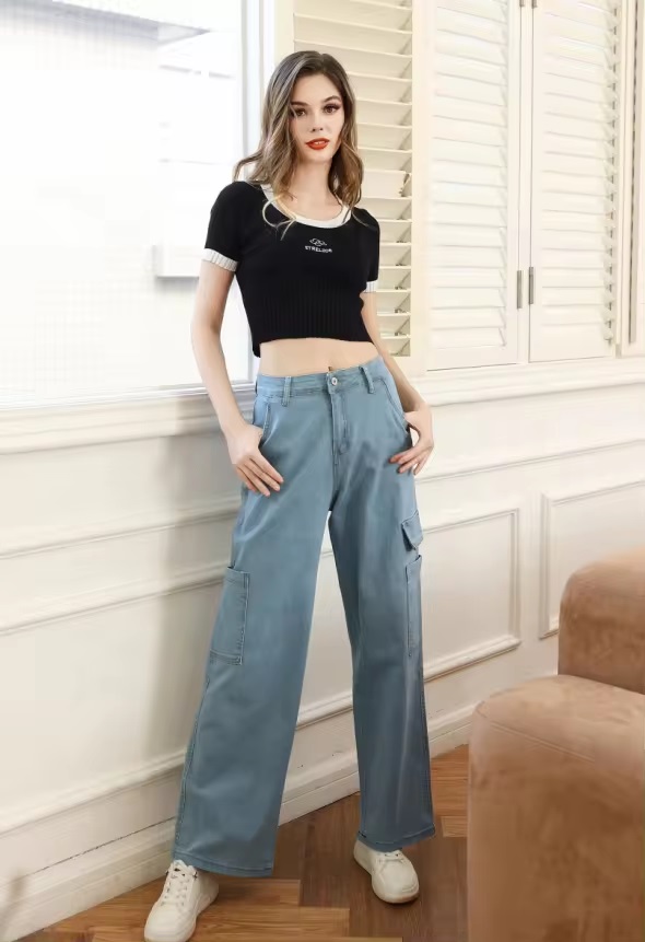 Ladies Cargo Pants  Jeans