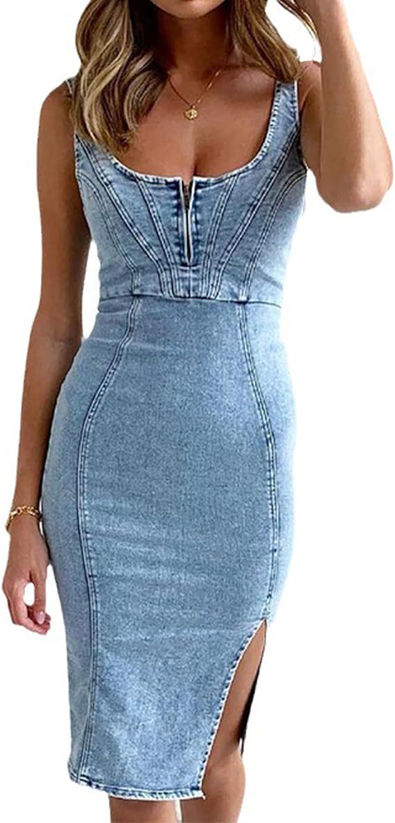 Party Jean Midi Dresses