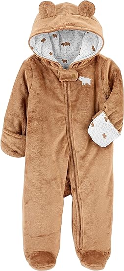 Baby Girls' Footed Jumpsuit Pram