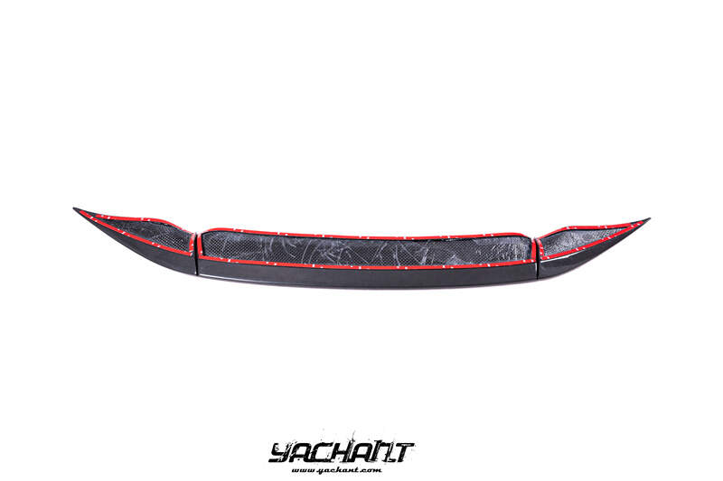 YCFR812005SDCF 2017-2020 Ferrari 812 Superfast Mansory Softkit Style Rear Spoiler  Wing DCF Plain Carbon Weave (35).jpg