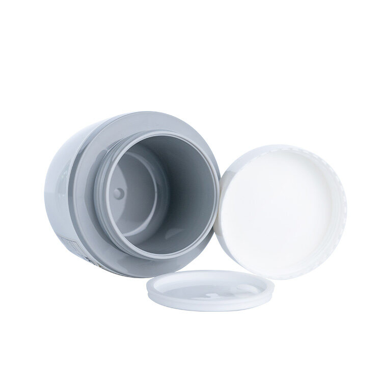 50ml White Plastic Cream Jar