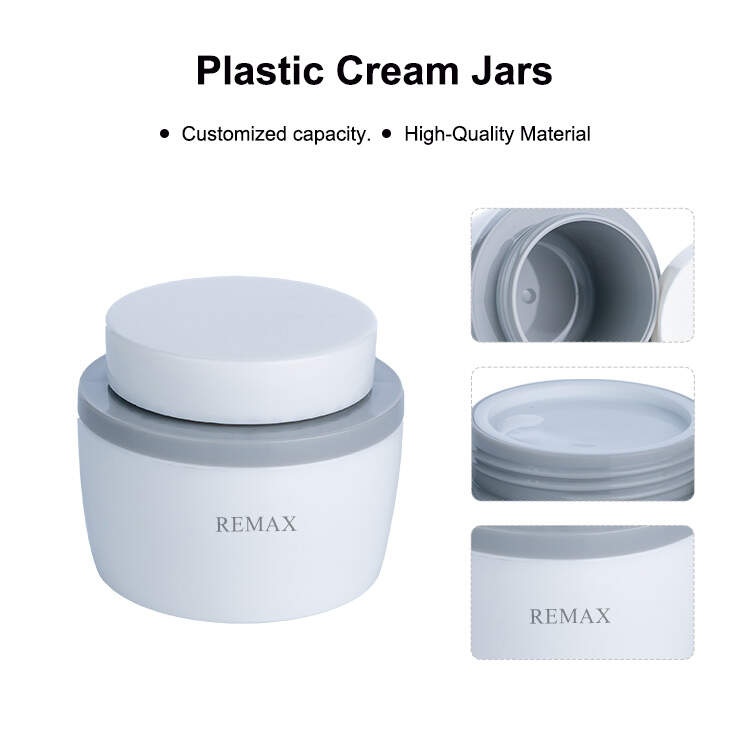 50ml White Plastic Cream Jar, plastic cream jar manufacturer, cosmetic packaging supplier, OEM cream jar factory, China jar vendor, private label cream jar, bulk cosmetic jar wholesale, skincare packaging ODM, custom cream jar, plastic jar exporter