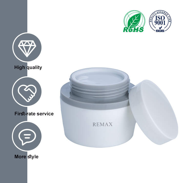 50ml White Plastic Cream Jar, plastic cream jar manufacturer, cosmetic packaging supplier, OEM cream jar factory, China jar vendor, private label cream jar, bulk cosmetic jar wholesale, skincare packaging ODM, custom cream jar, plastic jar exporter