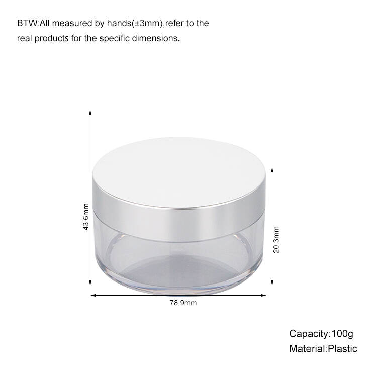 CJ010 100ml Transparent Cream Jar, vacuum cream jar, bright silver cap jar, cosmetic jar manufacturer, plastic jar supplier, skincare packaging factory, OEM cream jar, China plastic jar vendor, private label cream jar, bulk cosmetic jar wholesale, custom vacuum jar, ODM airless jar, plastic jar exporter