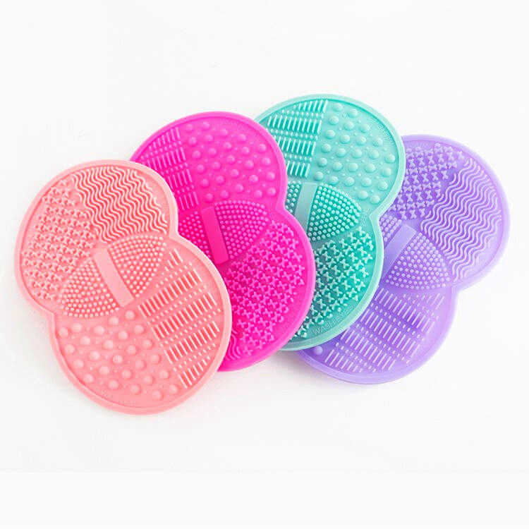 makeup brush washing pad, silicone brush cleaning mat, makeup brush cleaning mat silicone, silicone makeup brush cleaning mat, silicone makeup cleaning mat