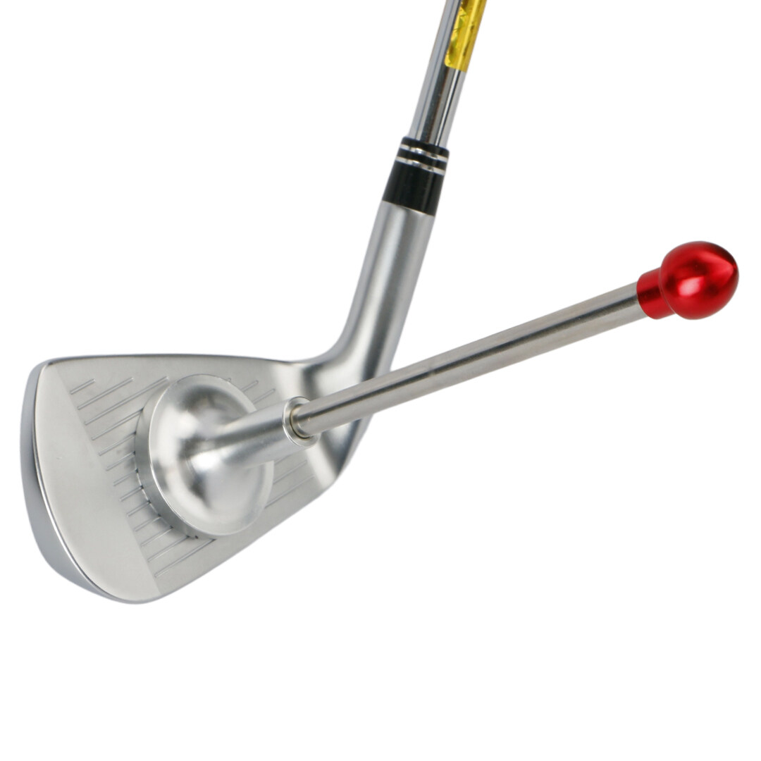 ゴルフアライメントロッドゴルフクラブLie Angle Tool Aluminous Golf Swing Training Aid 2セクション格納式ゴルフアライメントロッド