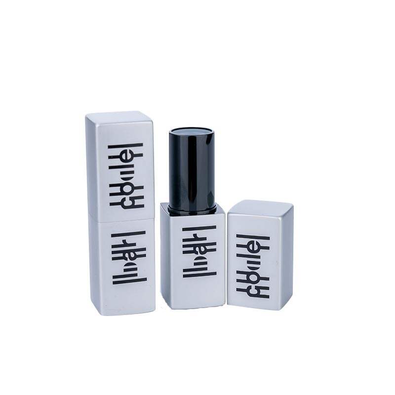 3.5g AL Silver Square Luxury Lipstick Tube