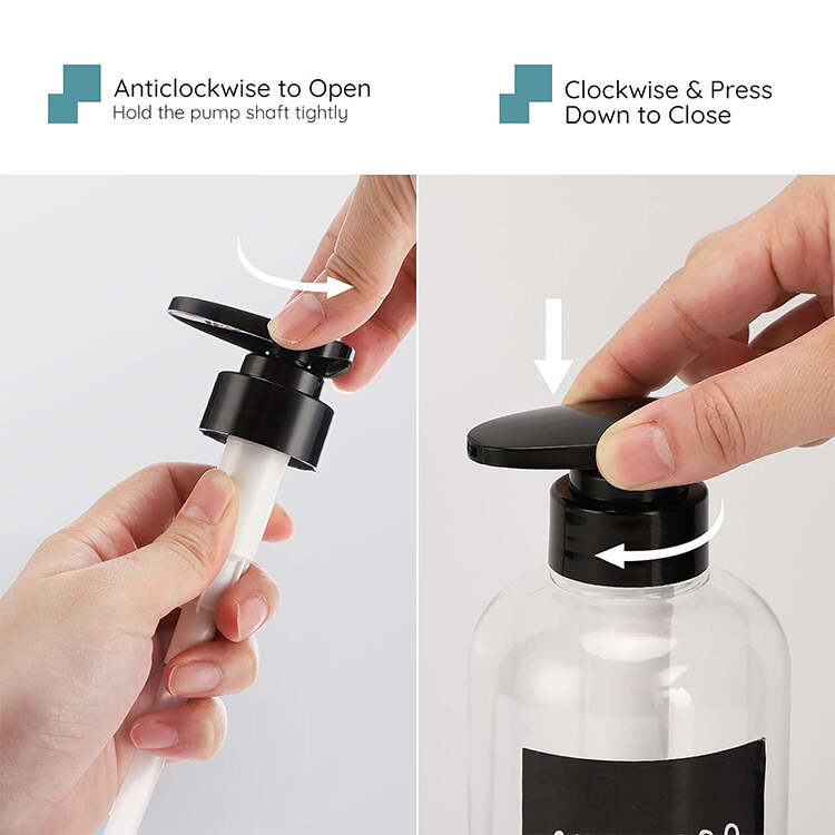 500ml Clear Plastic Lotion Bottle Manufacturer,Customised New Design 500ml Clear Plastic Lotion Bottle