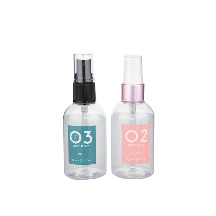 90ml Transparent Bottle Spray Nozzles Plastic Spary Bottle