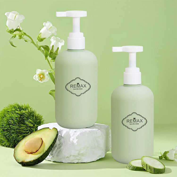 Hot Sale Cosmetic Skin Care Sets Persian Bottle Green Frosted Lotion Bottle Factory direct sale