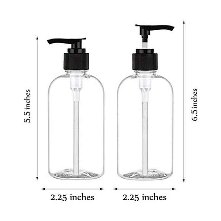 Factory direct sale clear glass lotion bottle 200ml, 250ml cream lotion pump bottle.