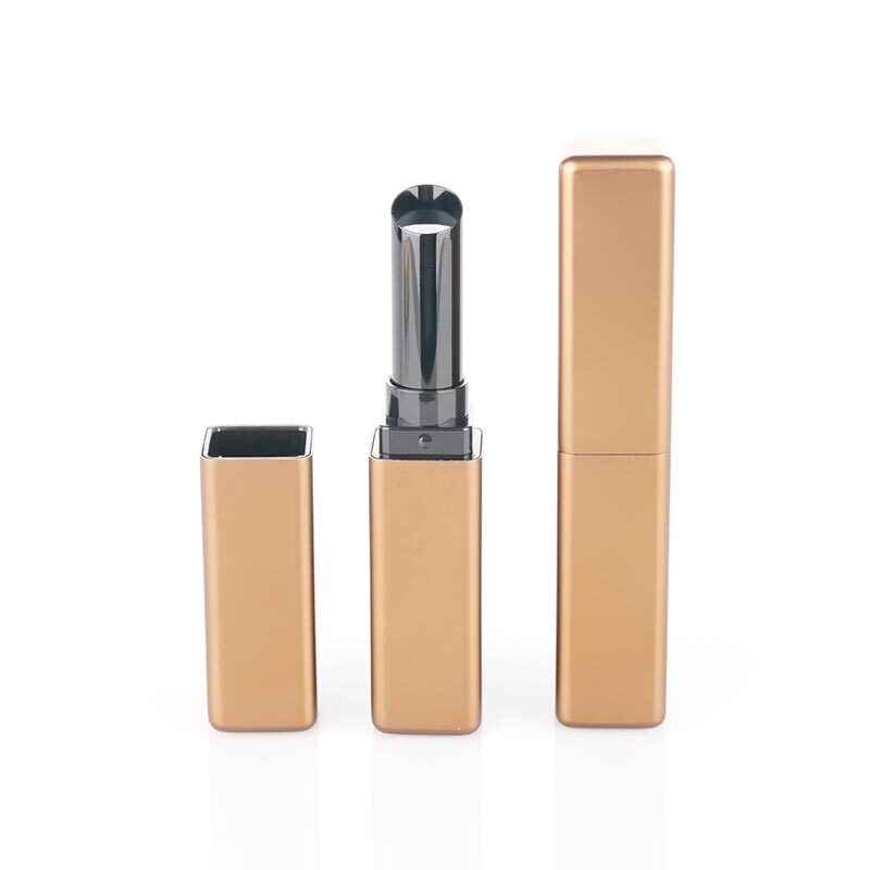 2.5g AL PP Gold Square Luxury Lipstick Tube