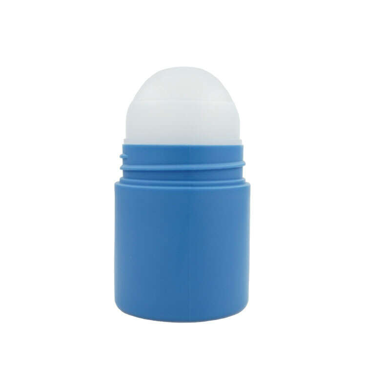 50ml 3 oz Deodorant Plastic Roll-On Bottle, Blue Roll-On Bottle Essential Oil Available Factory