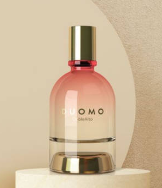 50ml 55ml Skirted Glass Clear Perfume Bottle with Bayonet
