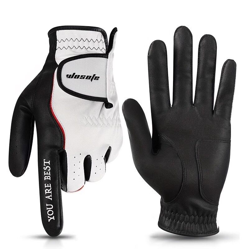 Guantes de golf DR-2 Hand izquierdo de cuero soltero Guantes suaves y transpirables desgaste y transpirable