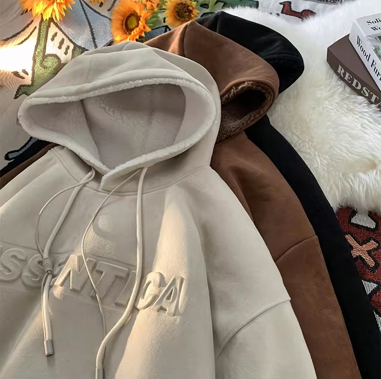 Embossed Hoodie