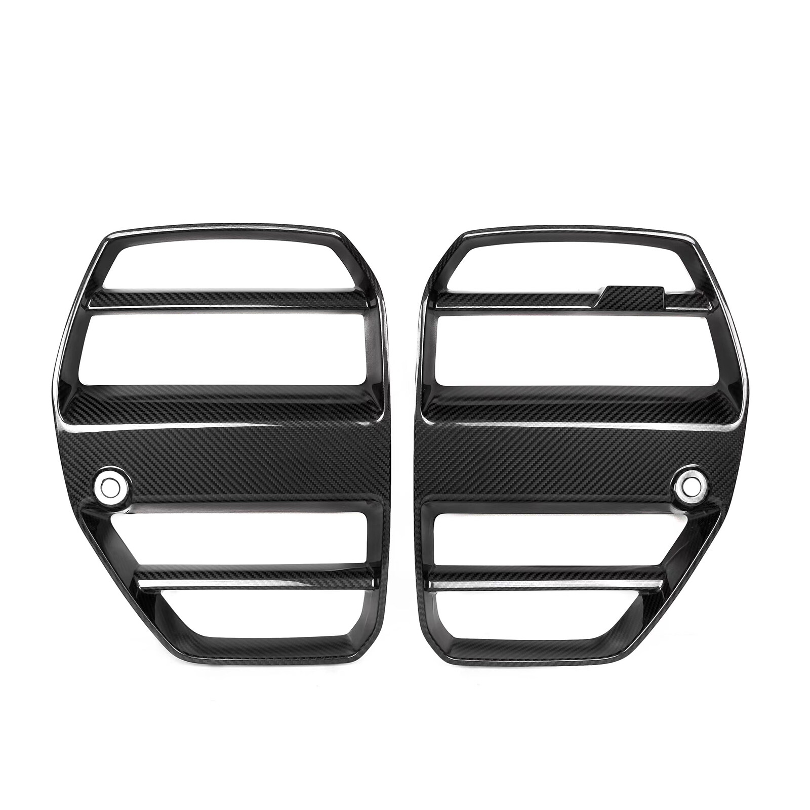 For BMW M3 G80 G81 M4 G82 G83 Carbon Fiber ST style front grill with/without ACC