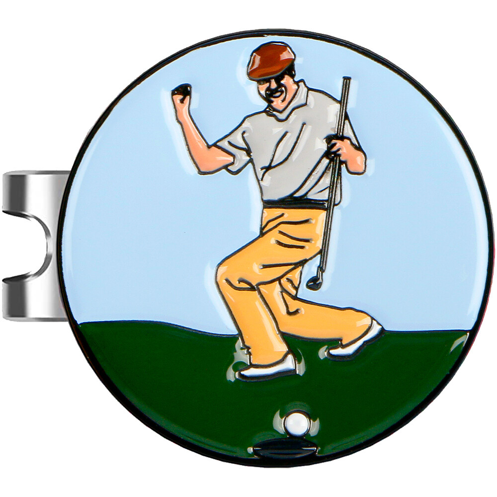 Marcador de pelota de golf MK03 con clip de sombrero magnético - regalo de golf divertido para hombres, niños - accesorios y regalos de golf