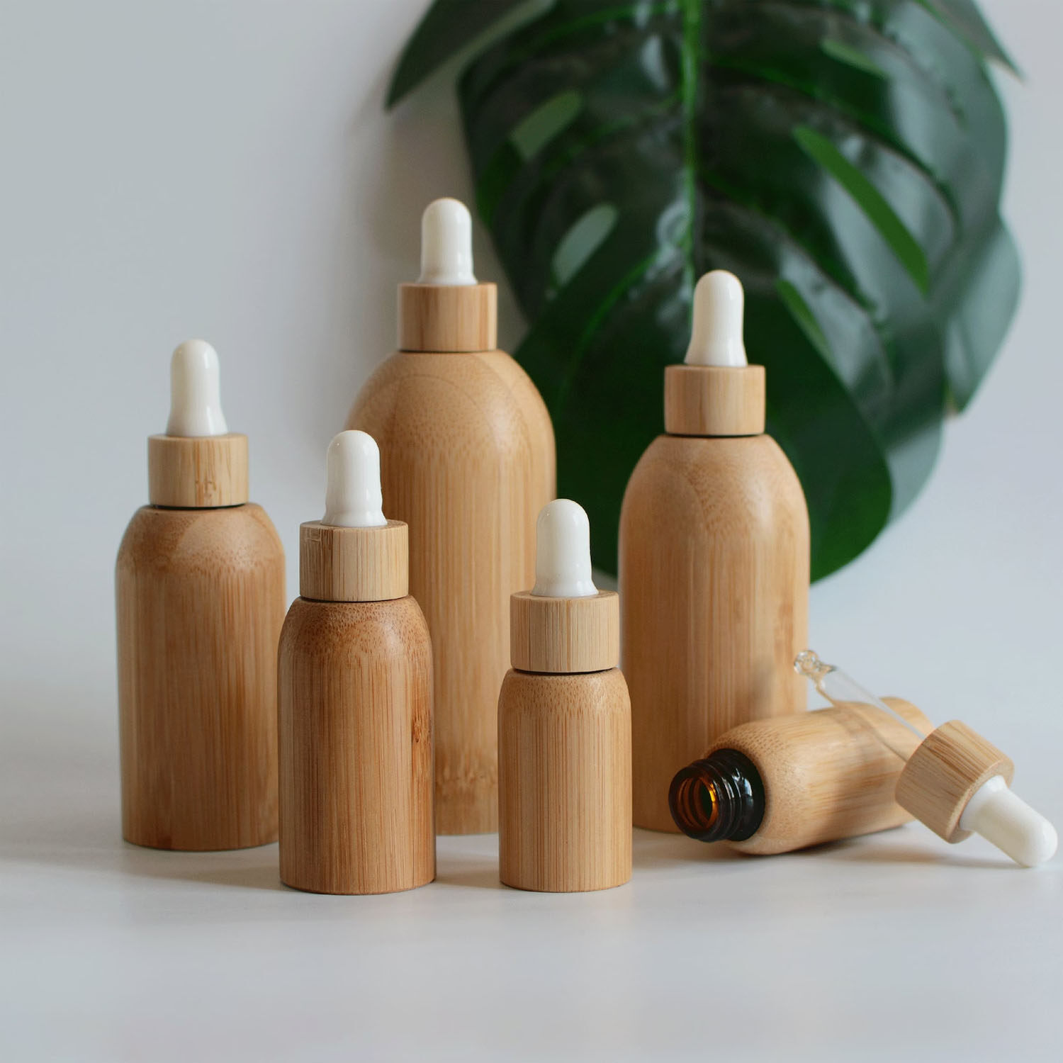 All Bamboo Wood Dropper Bottle