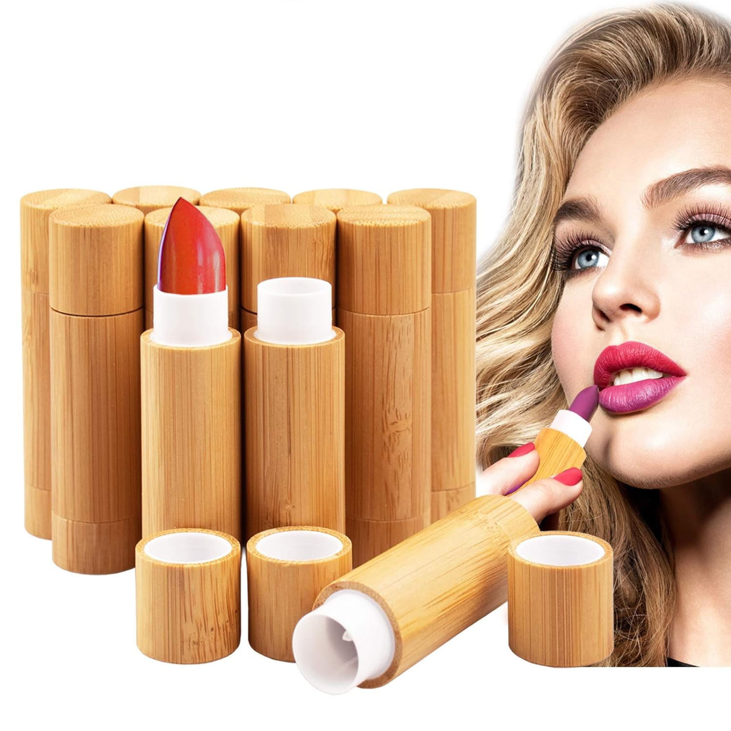 3.5g All Bamboo Wood Lipstick Tube