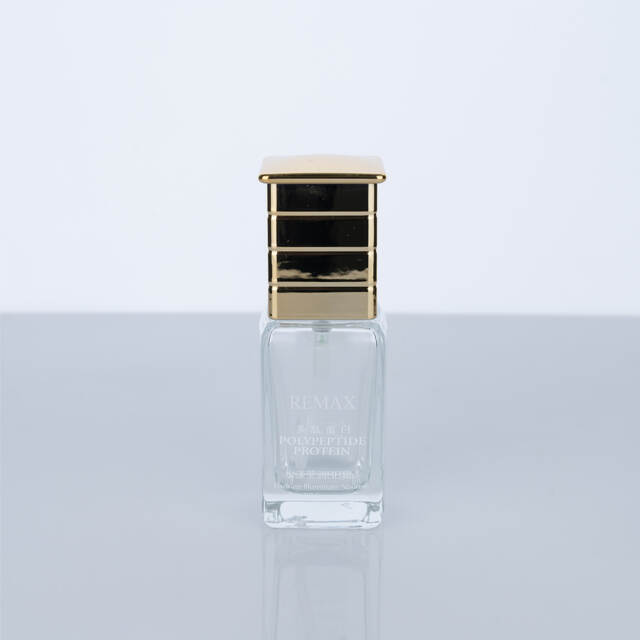 50ml Square Clear Glass Lotion Bottle