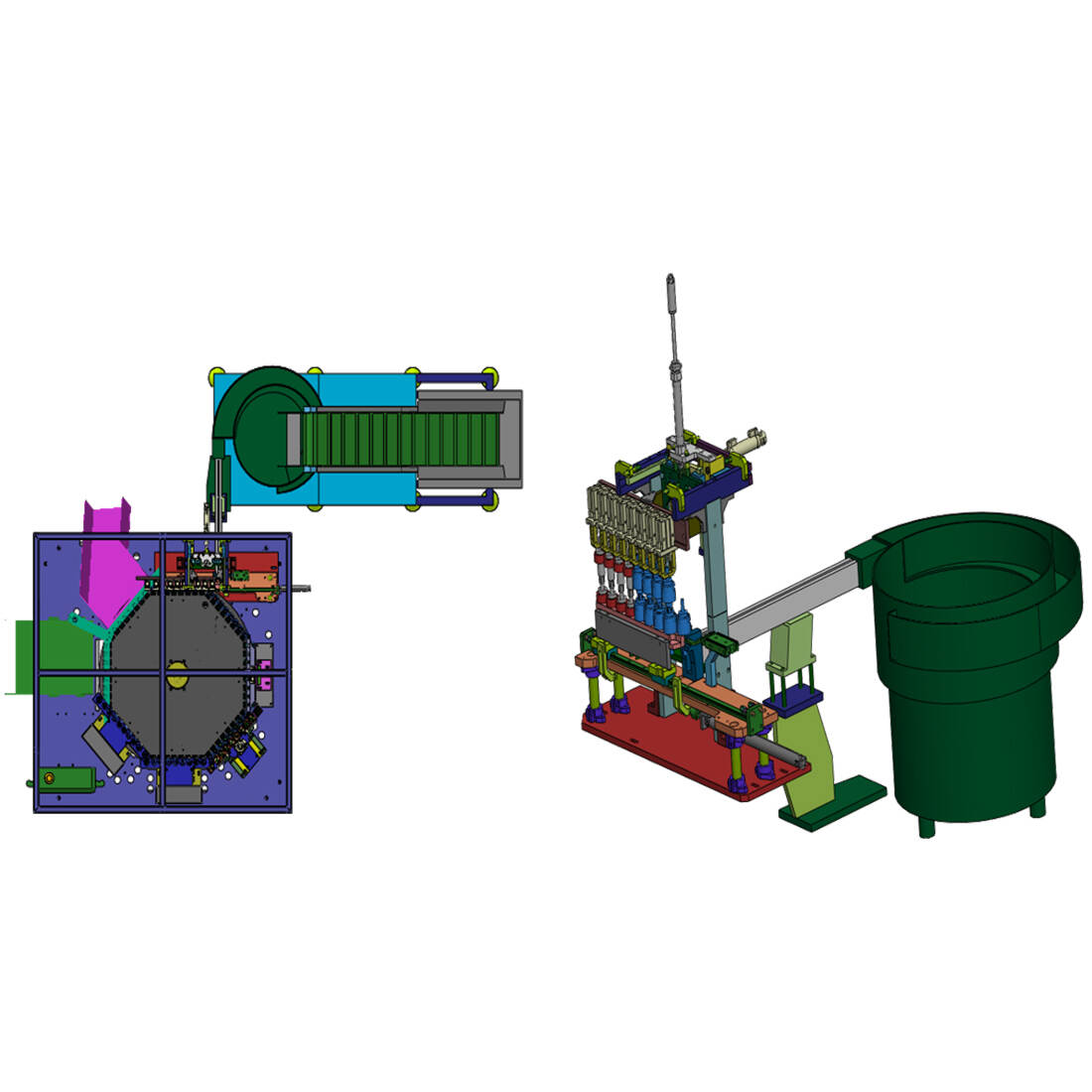 Pump Core 10 Station Inspection Machine