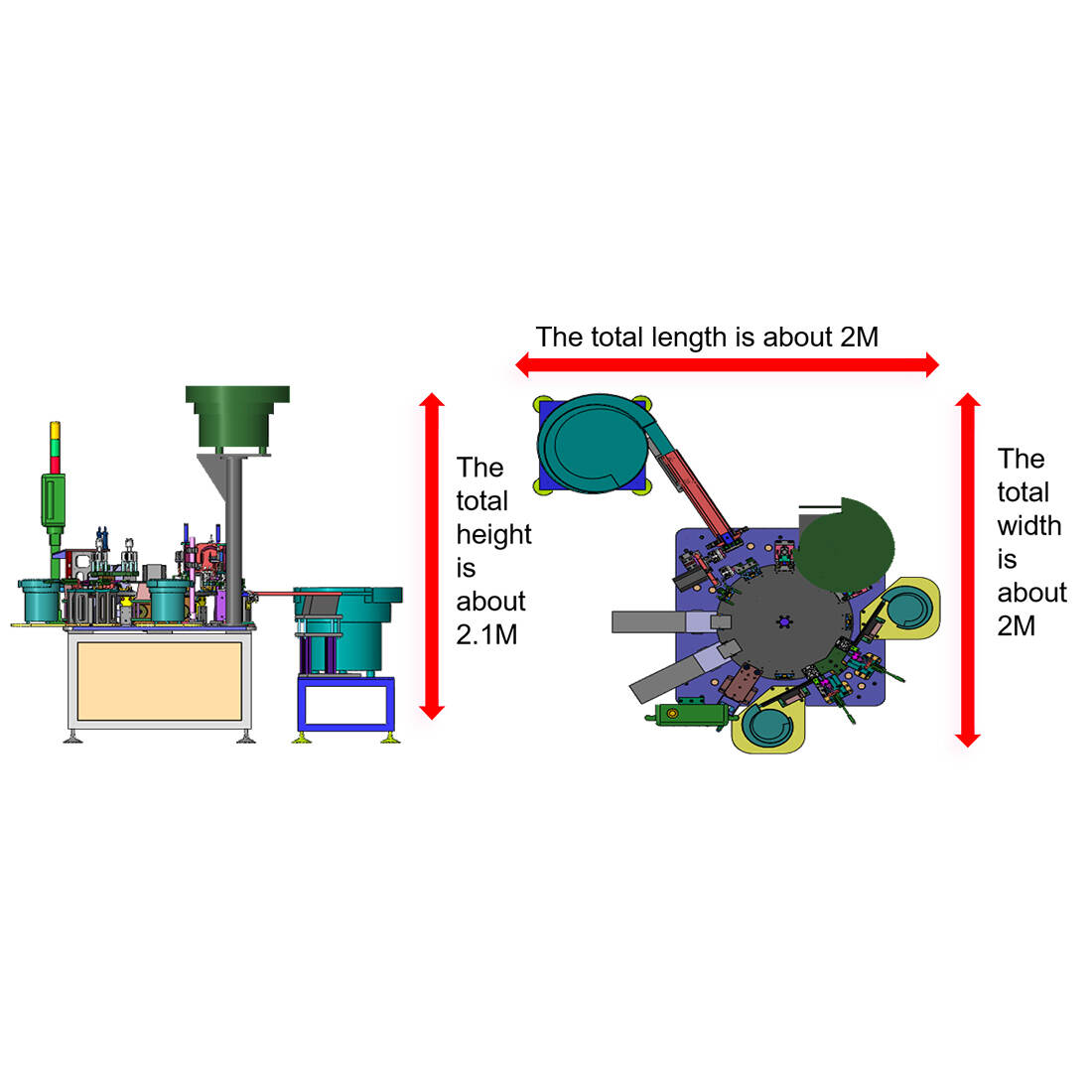 Elbow Cap Assembly Machine