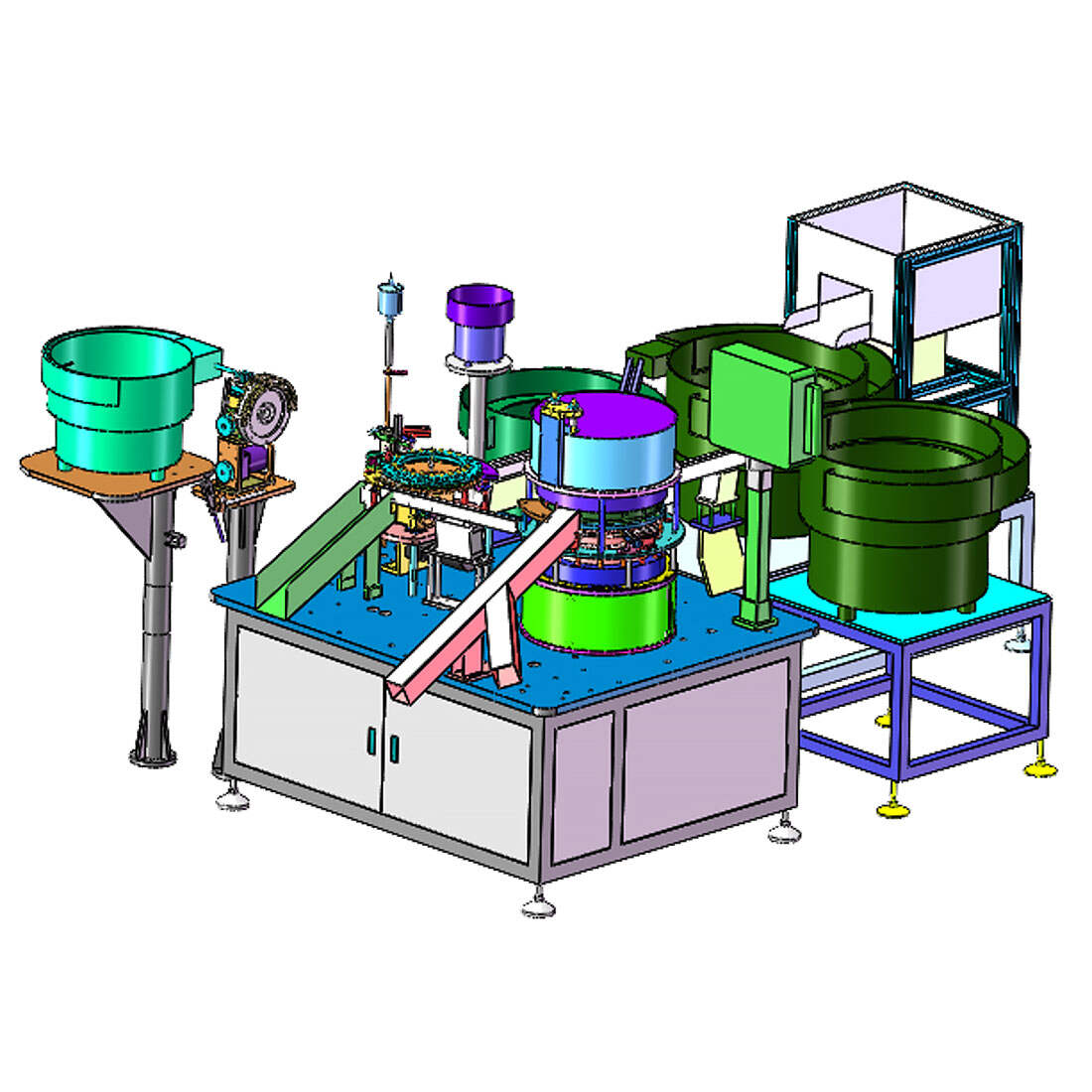 5-Piece Assembly Machine for Clamp Pump Body