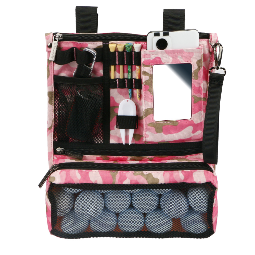 BG04 GOLF BAG CART BAG MULTI-FUNCTIONAL TOOL STORAGE PAG Portable Accessory Makeup Bag Can Be Fo