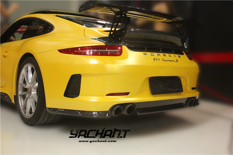 YCPCCRR066SPCF 2012-2015 Porsche 911 991.1 Carrera & S GT3-RS-Style FRP Rear Bumper w Vorsteiner Style CF Diffuser (101).jpg