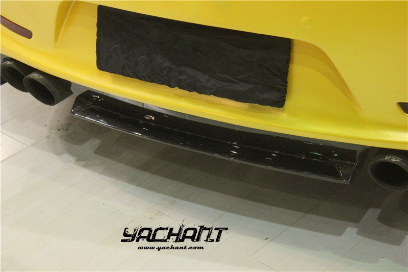 YCPCCRR066SPCF 2012-2015 Porsche 911 991.1 Carrera & S GT3-RS-Style FRP Rear Bumper w Vorsteiner Style CF Diffuser (103).jpg