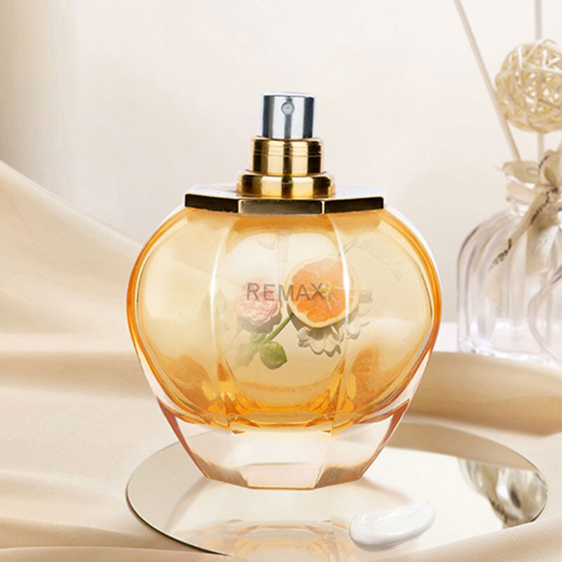 50ml Orange Pumpkin Glass Clear Perfume Bottle