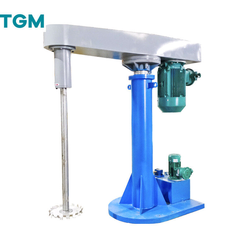 Floor Disperser with Mixing Tank for paint ink hydraulic lifting dispersing machine