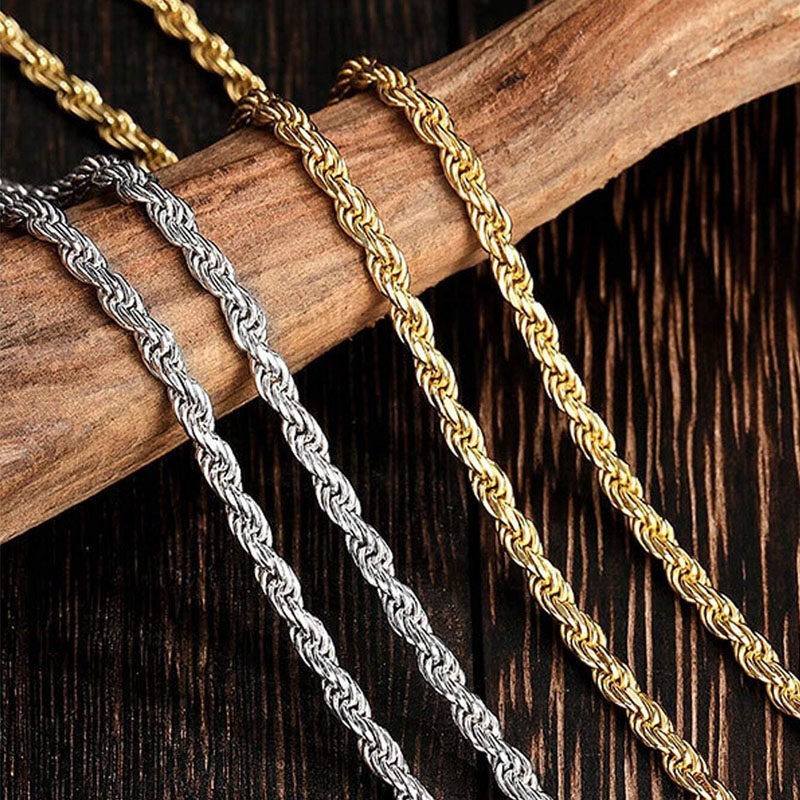 men's S925 sterling silver clavicle chain necklace