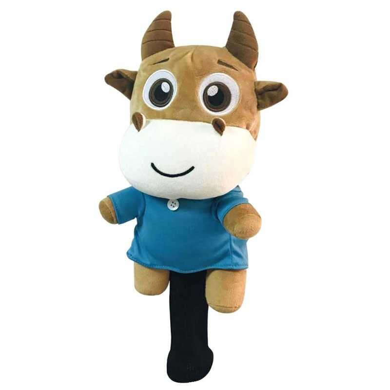 DR02 mjuk plysch djurgolfklubbhuvudskydd för förare golf headcover