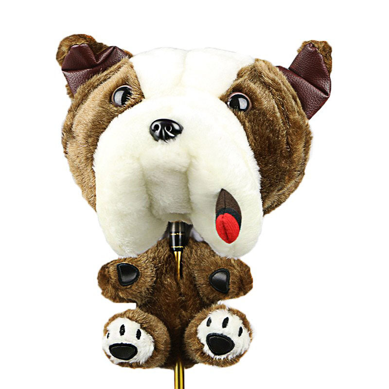 DR03 Golf Clubs Headcover Cute Animal Soft Push Golf Cover untuk Pemandu Kelab